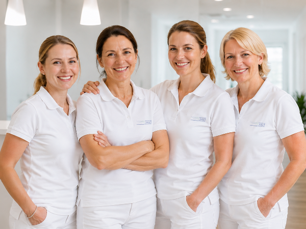PTP Team Das Team der Praxis für Hautgesundheit in den freundlichen Praxisräumen